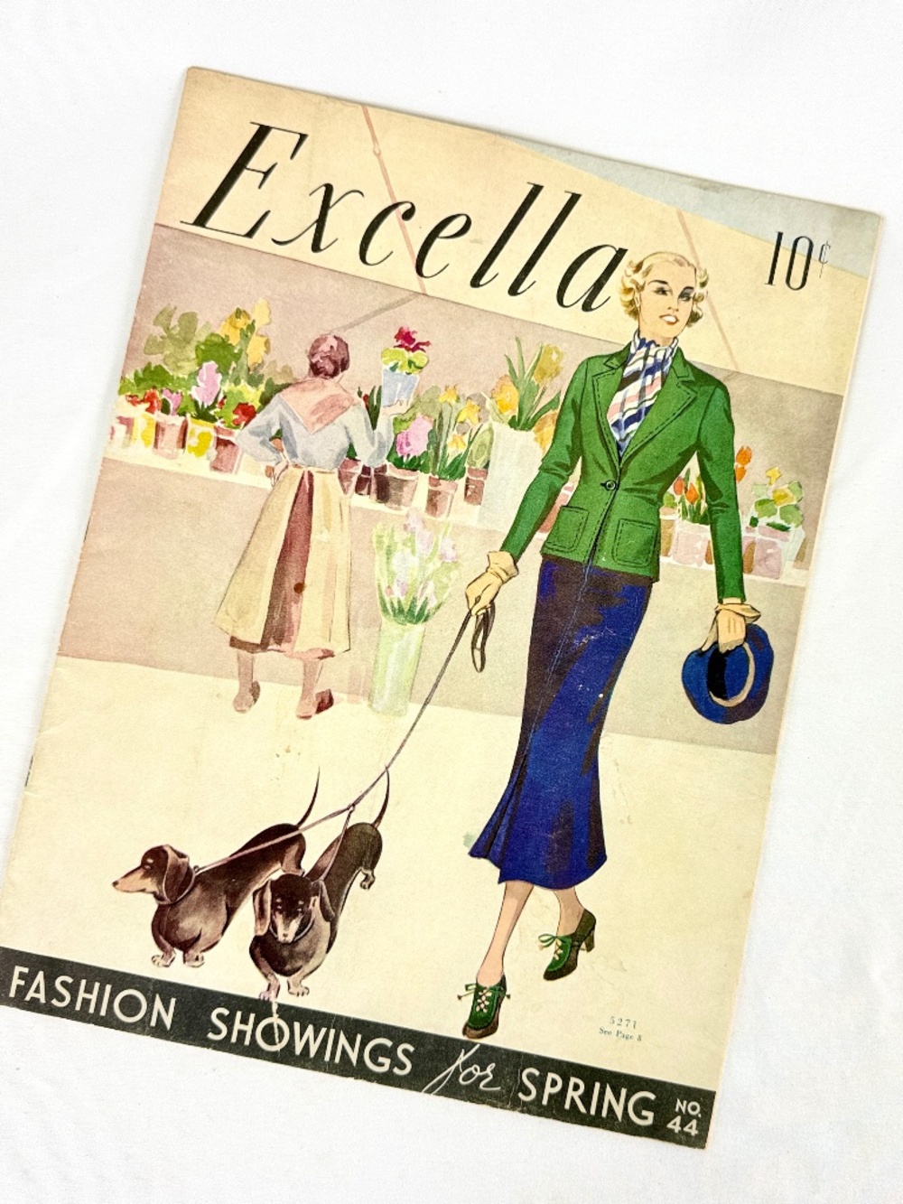 Excella Patterns Spring 1936 Fashion Magazine Booklet No44 Costume Reference